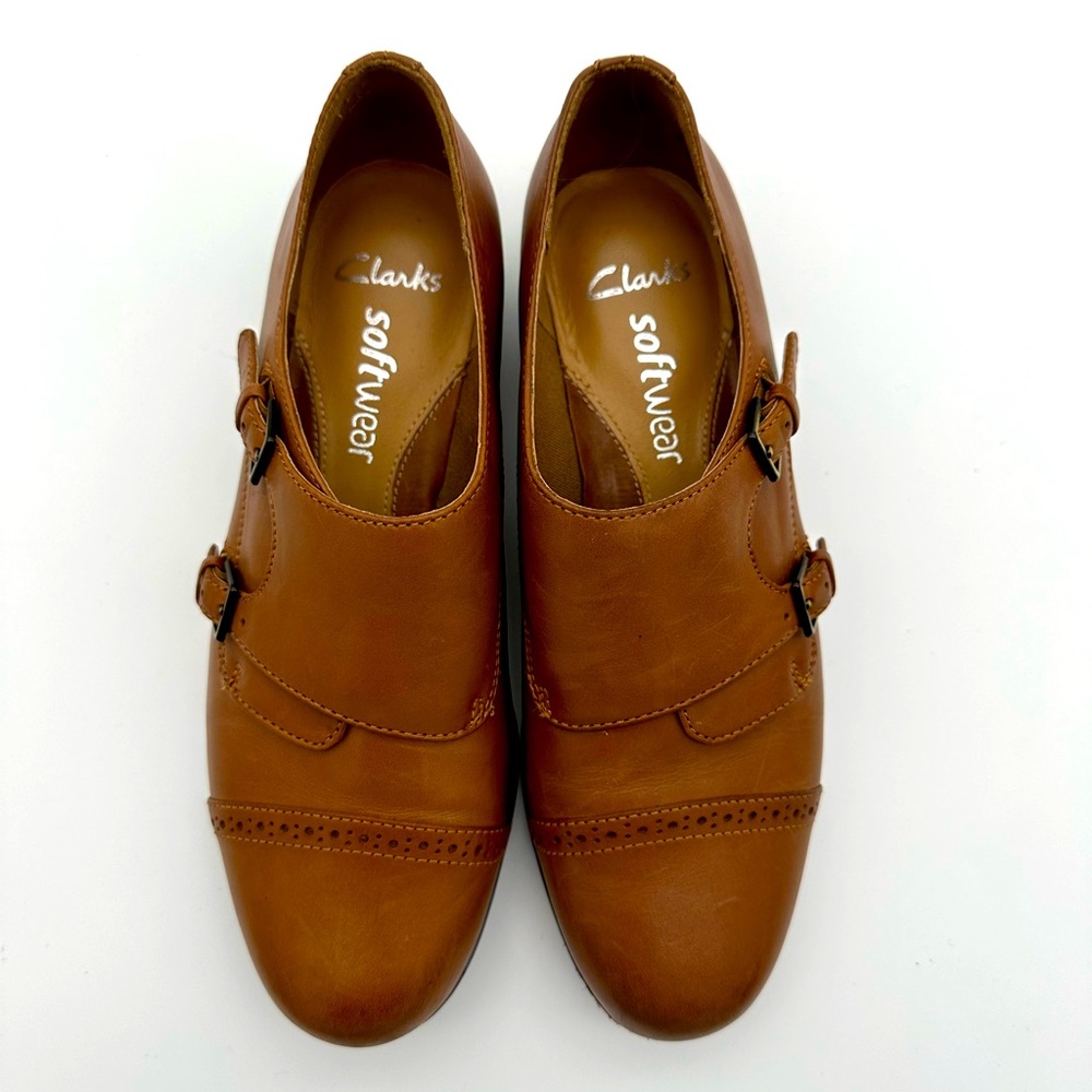 Clarks double sided strap shoes